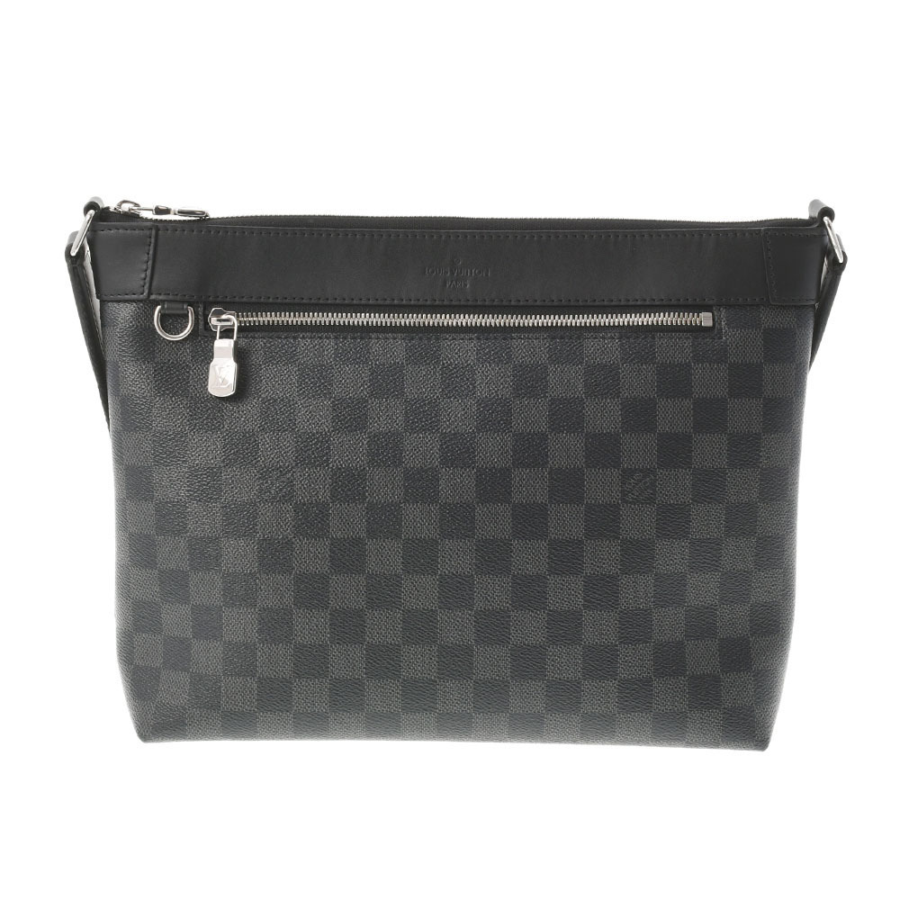 LOUIS VUITTON Graphite Black Mick NM Black Gray Damier Canvas Shoulder Bag